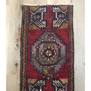 Authentic vintage Turkish rug